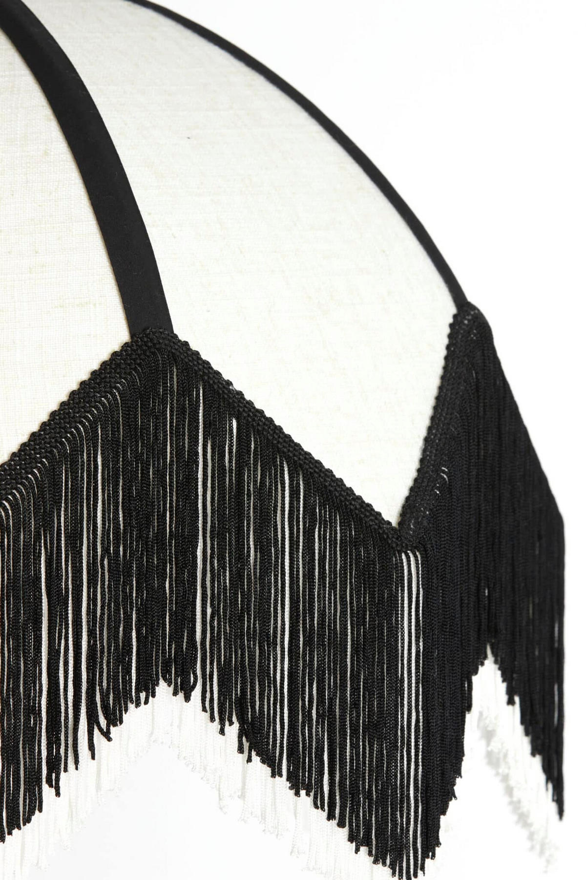 HÄNGELAMPE Sulina Weiß 35/35/28 cm - Weiß, Textil (35/35/28cm) - Light & Living