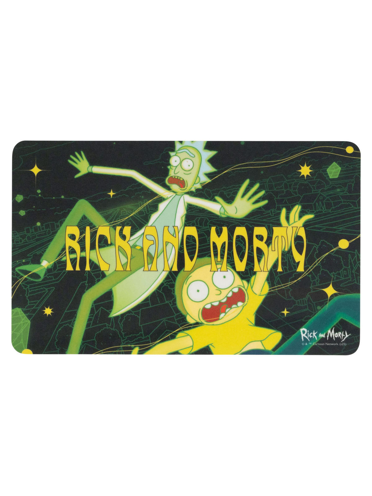 BRETTCHEN Rick and Morty Schwarz 14,5 x 23,5 cm - Schwarz, Kunststoff (14.5/23.5cm) - United Labels