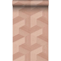 TAPETE 3D-Muster 53 cm x 10.05 m - Terracotta, Papier (53/1000cm) - Origin Wallcoverings