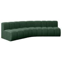 ECKSOFA modulares Sofa Montra-L1 - 290x174x70 cm Grün - Grün, Holzwerkstoff/Textil (290/174cm) - ALTDECOR