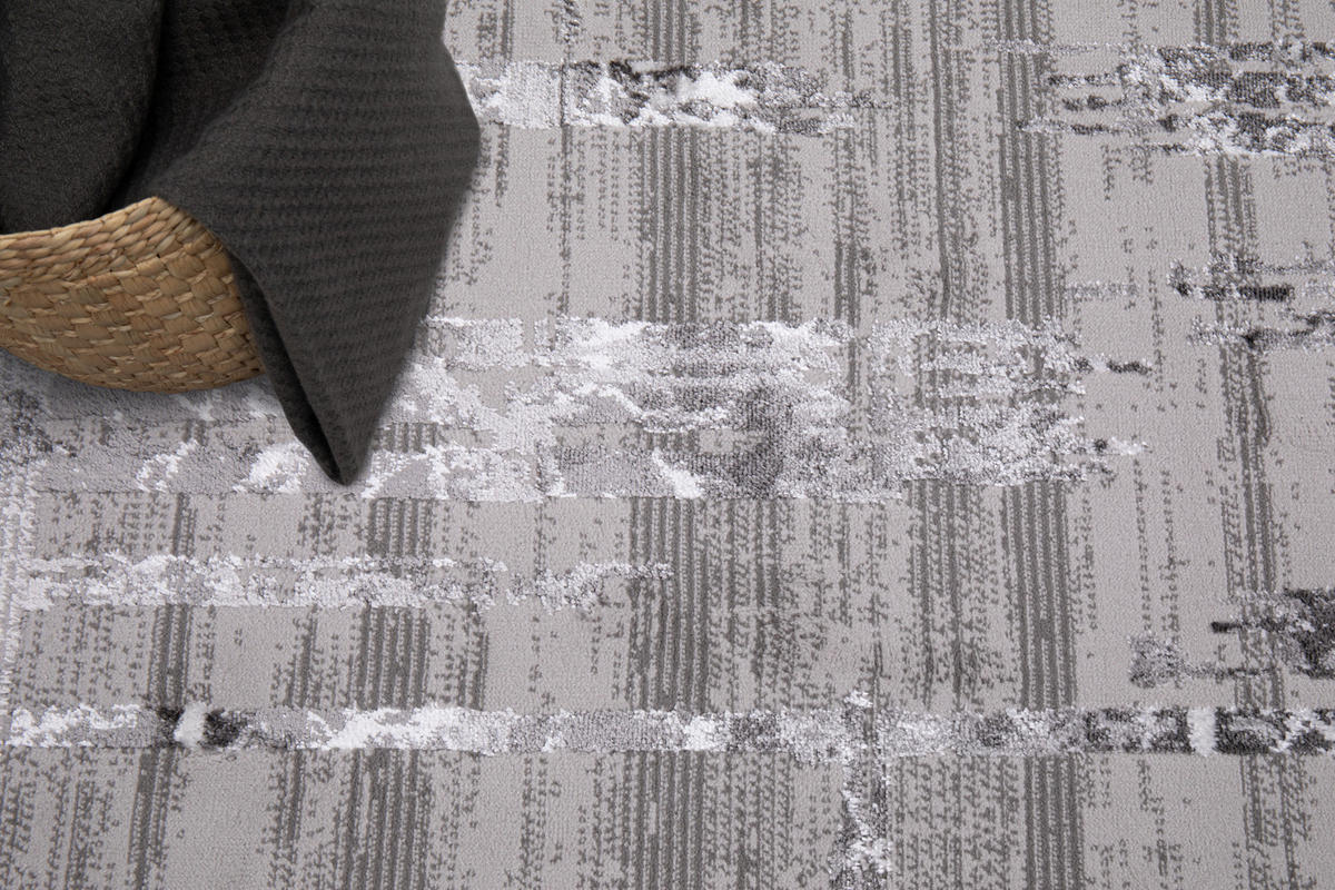 TEPPICH CRYSTAL Grau 250/350 cm - Grau, Textil (250/350cm) - Tapiso