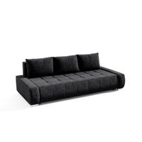 SCHLAFSOFA Vogar In Aston - Schwarz, Holzwerkstoff/Textil (240/85/110cm) - Fun Möbel