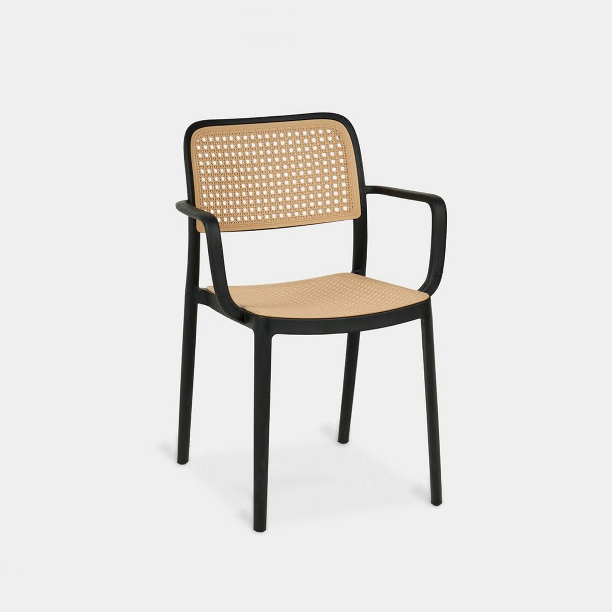 STUHL FÜR DRAUSSEN Kaira Zweifarbig 57 cm x 81 cm - Multicolor, Kunststoff (57/81/54cm) - Klast Home