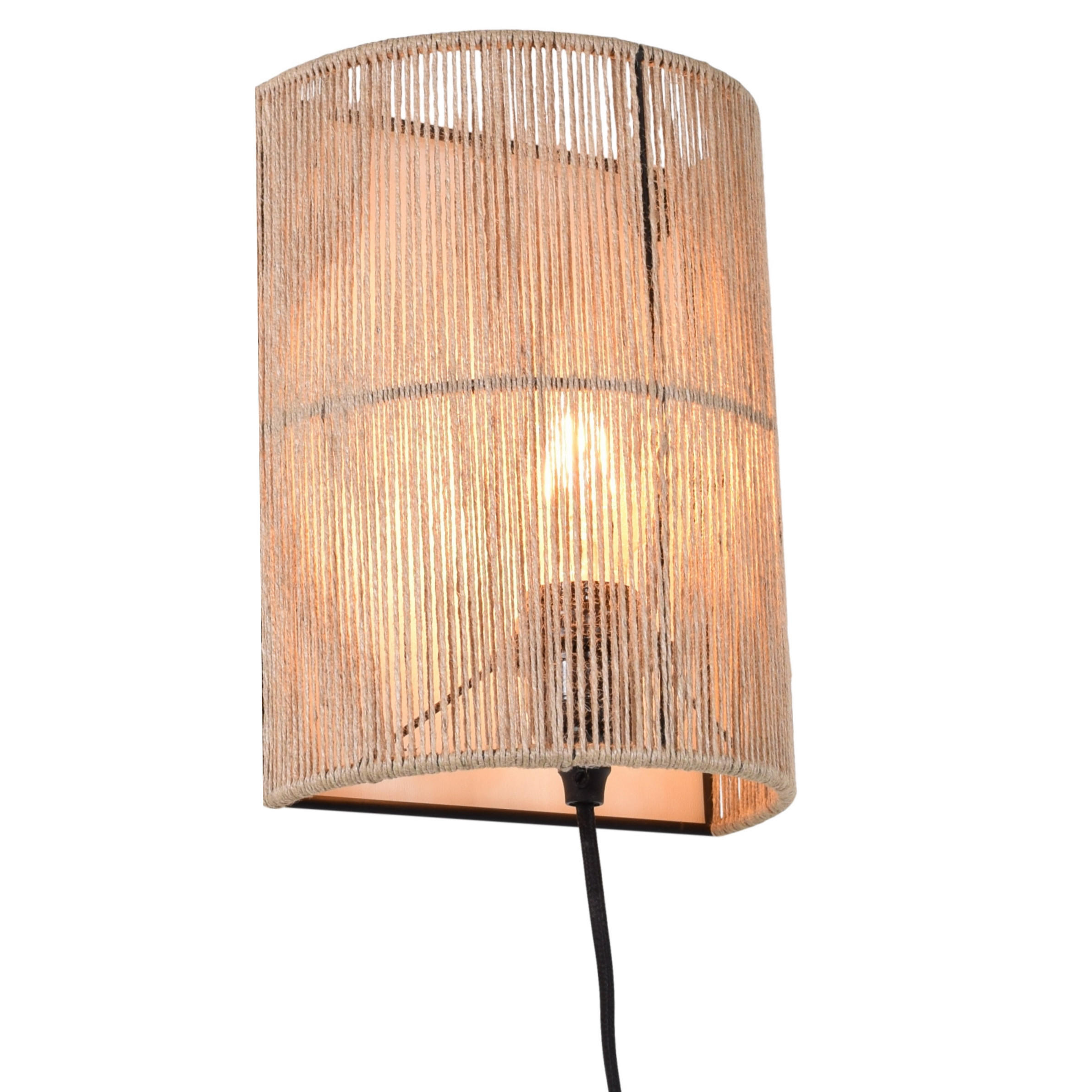 WANDLAMPE Diro - Hellbraun, Metall (18/26/11cm) - Urban Interiors