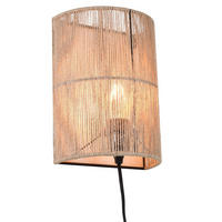 WANDLAMPE Diro - Hellbraun, Metall (18/26/11cm) - Urban Interiors