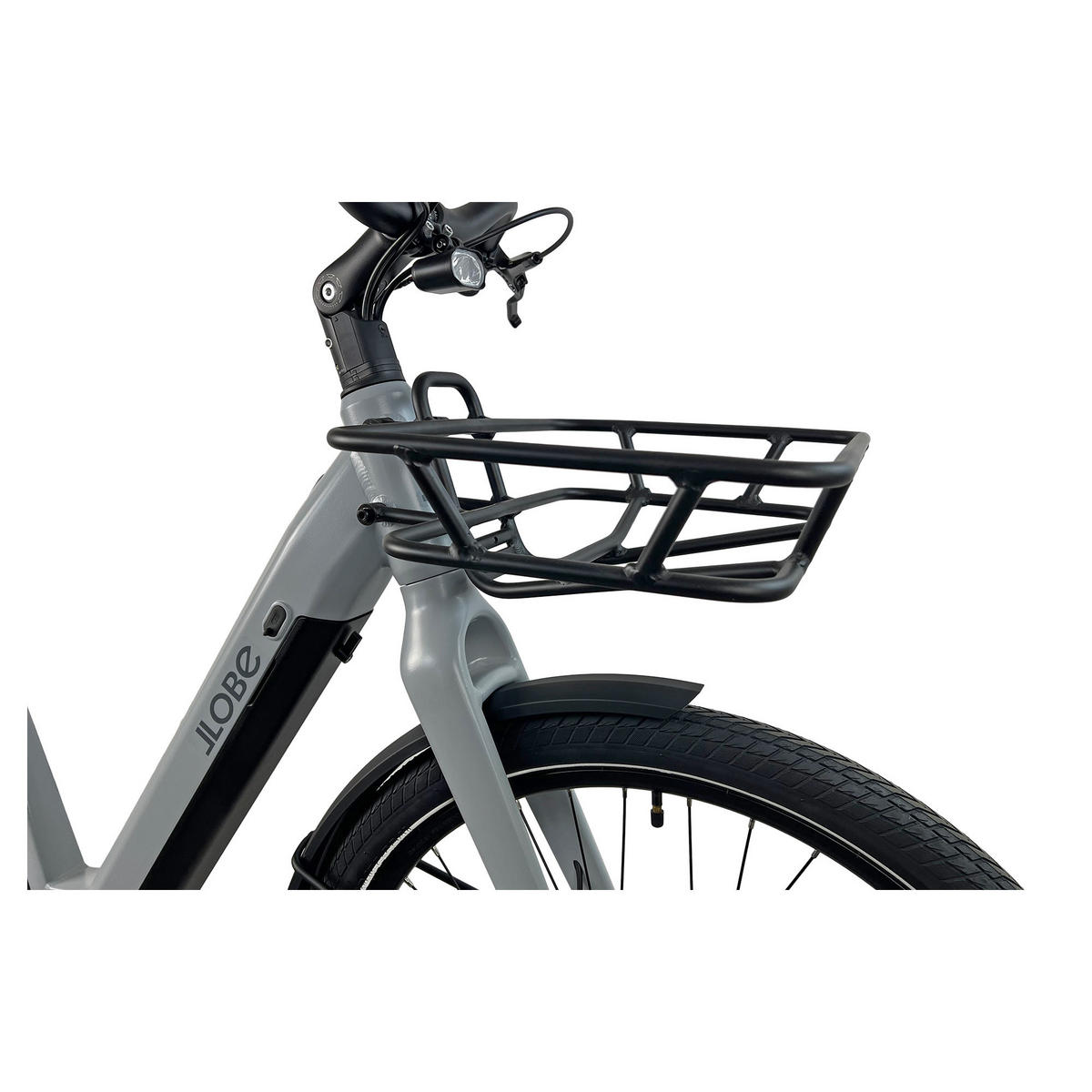 CITYVENTURE E-BIKE 27,5" ONTARIO MM - Grau, Metall (110cm) - LLOBE