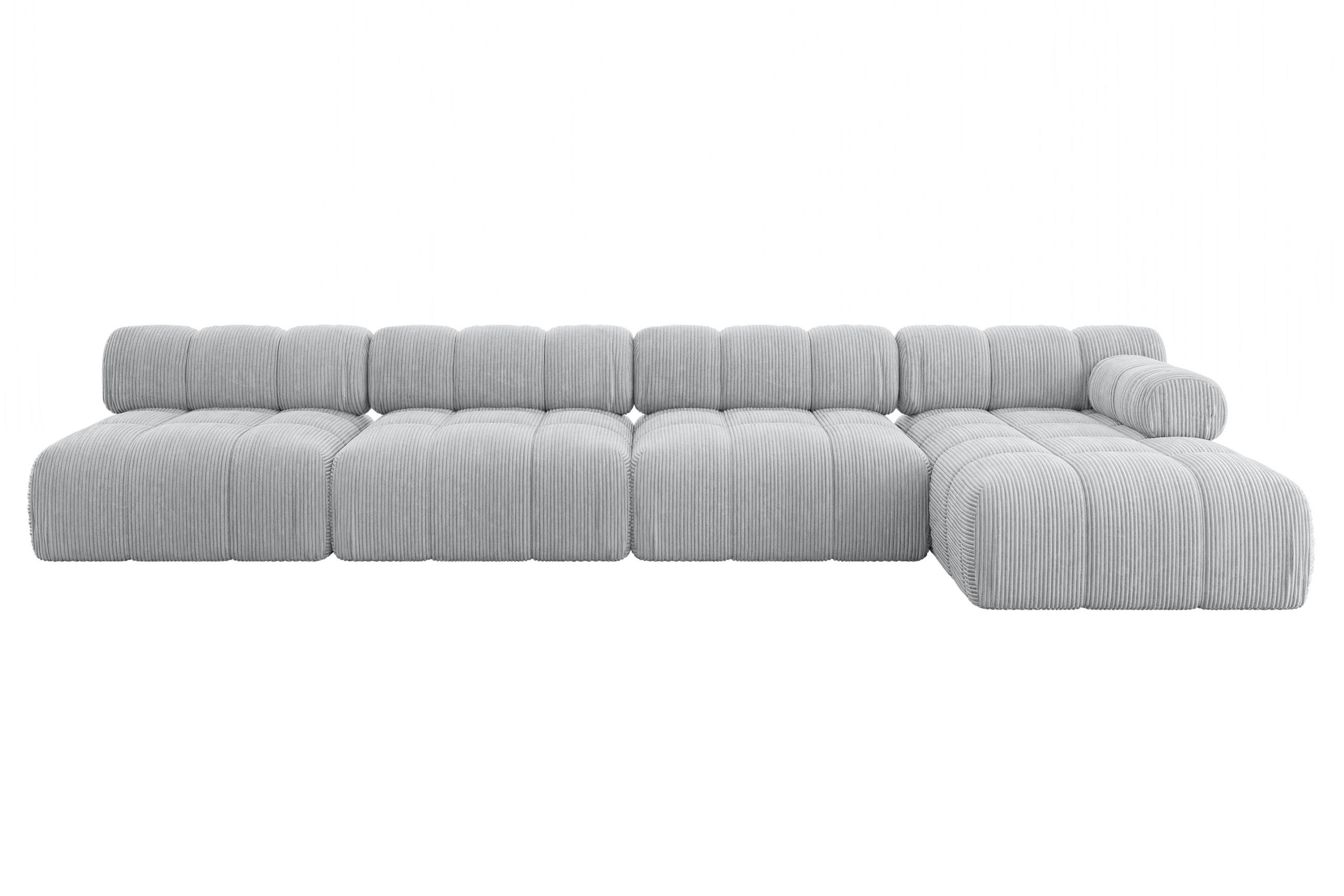 Altdecor Ecksofa Grau 380x160 cm