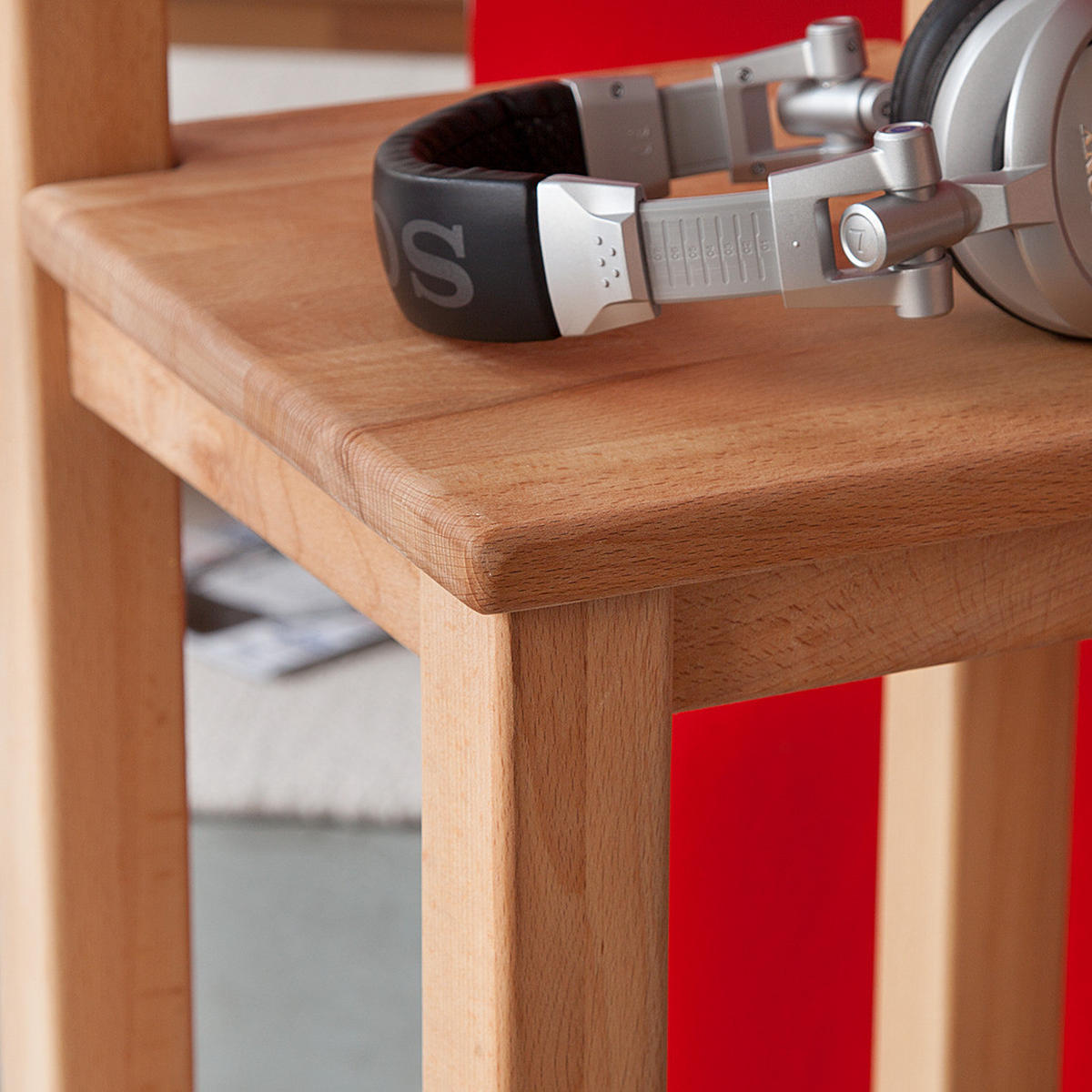 BARSTUHL - Kernbuche massiv, geölt - Kernbuche, Holz (36/96/36cm) - home24