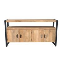 SIDEBOARD Britt Braun 45/175/90 cm - Braun, Holz (175/90/45cm) - Starfurn