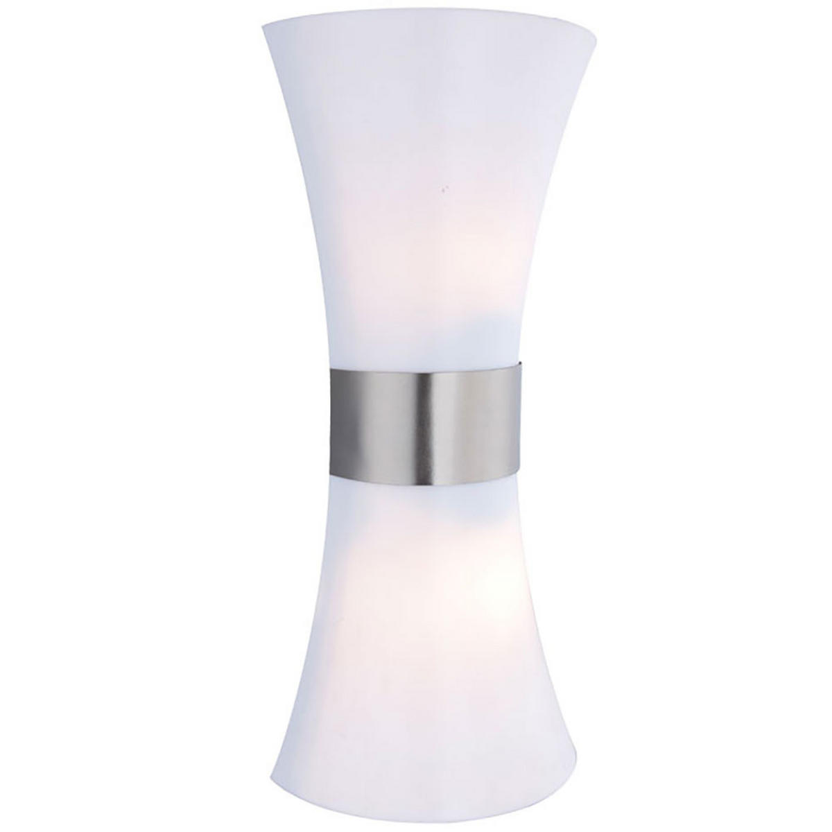 LED AUSSEN-WANDLEUCHTE Santana Weiß Edelstahl - Weiß, Metall (16/35/9.5cm) - Globo Lighting