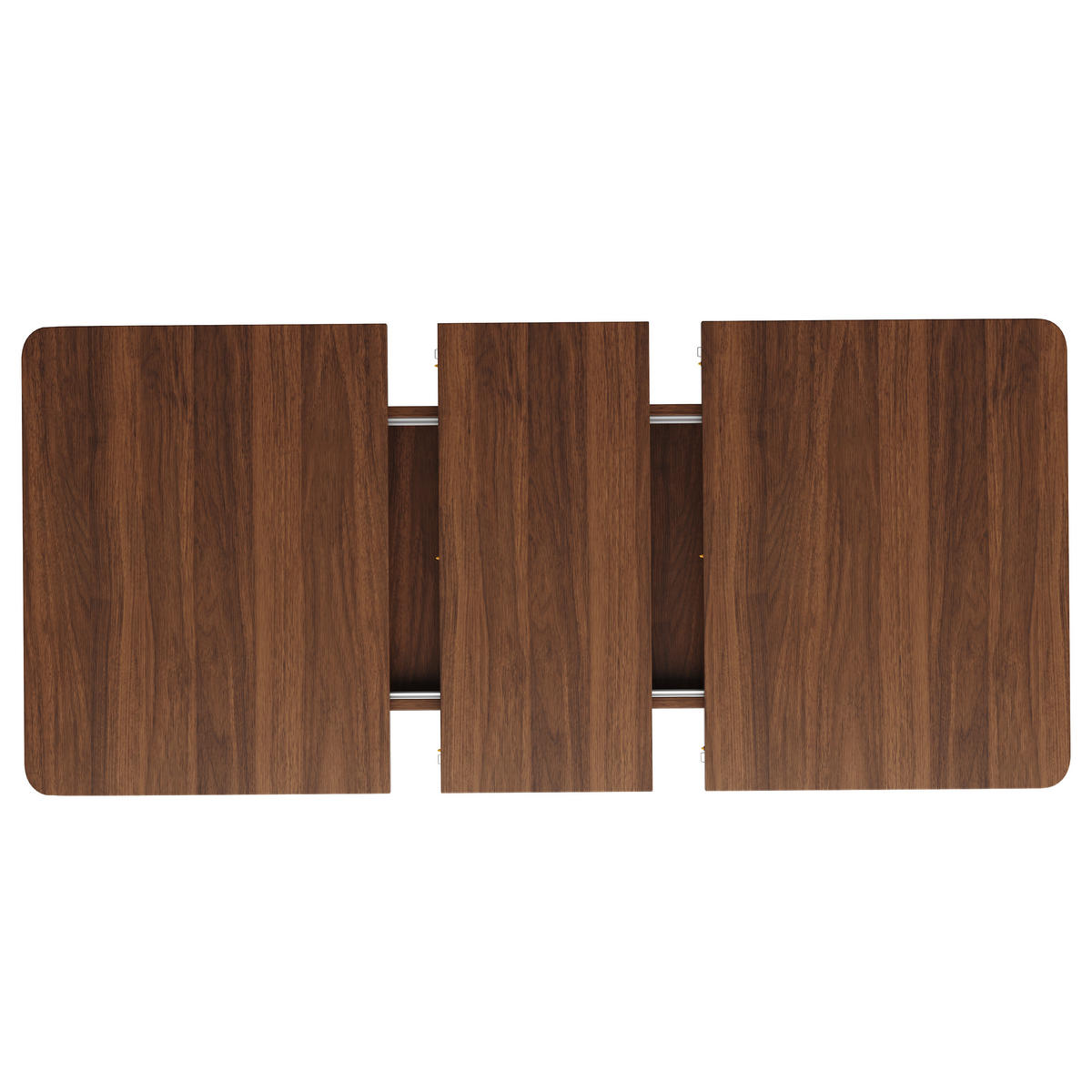 ESSTISCH ausziehbar 120-160/80/76,1 cm DE-39643 Nussbaum - Walnussfarben, Holzwerkstoff (80/120/76.1cm) - ComfortXL