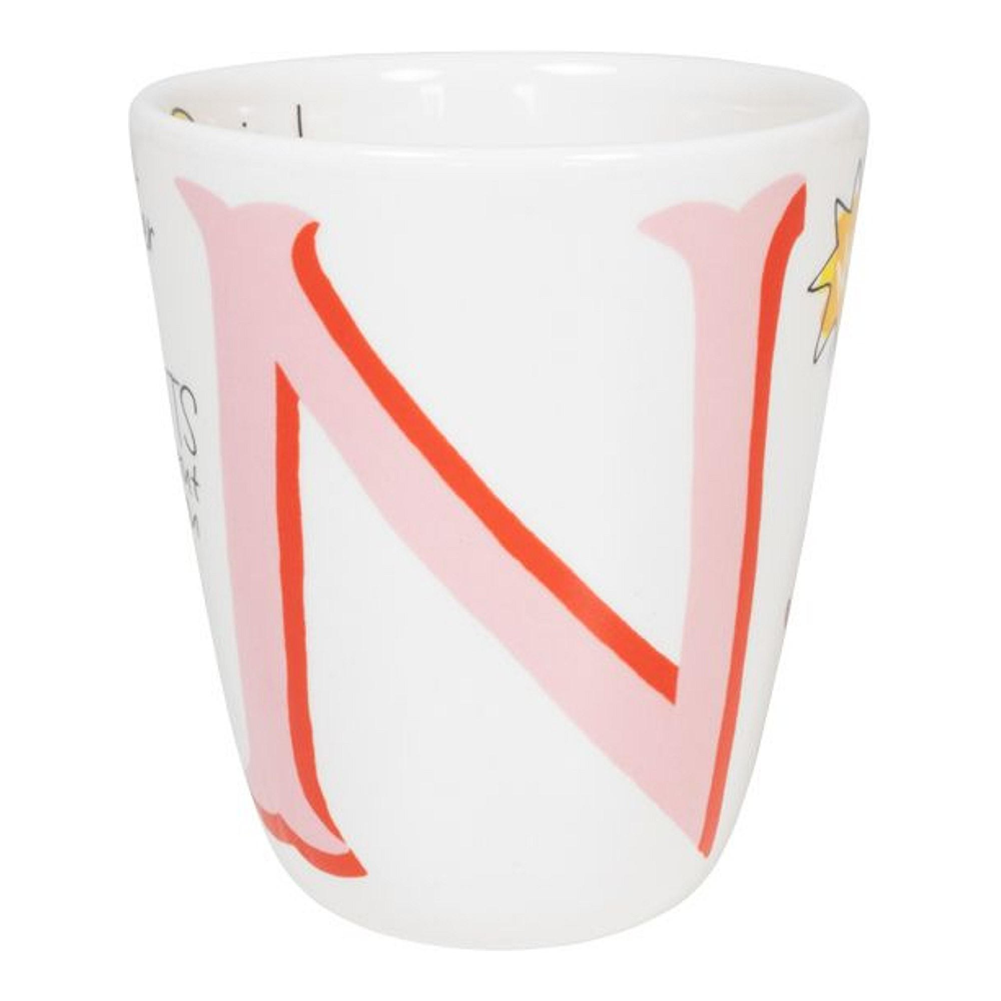 BECHER Liebesbrief N in Bunt - 350 ml - Multicolor, Keramik (0.35L) - Blond Amsterdam