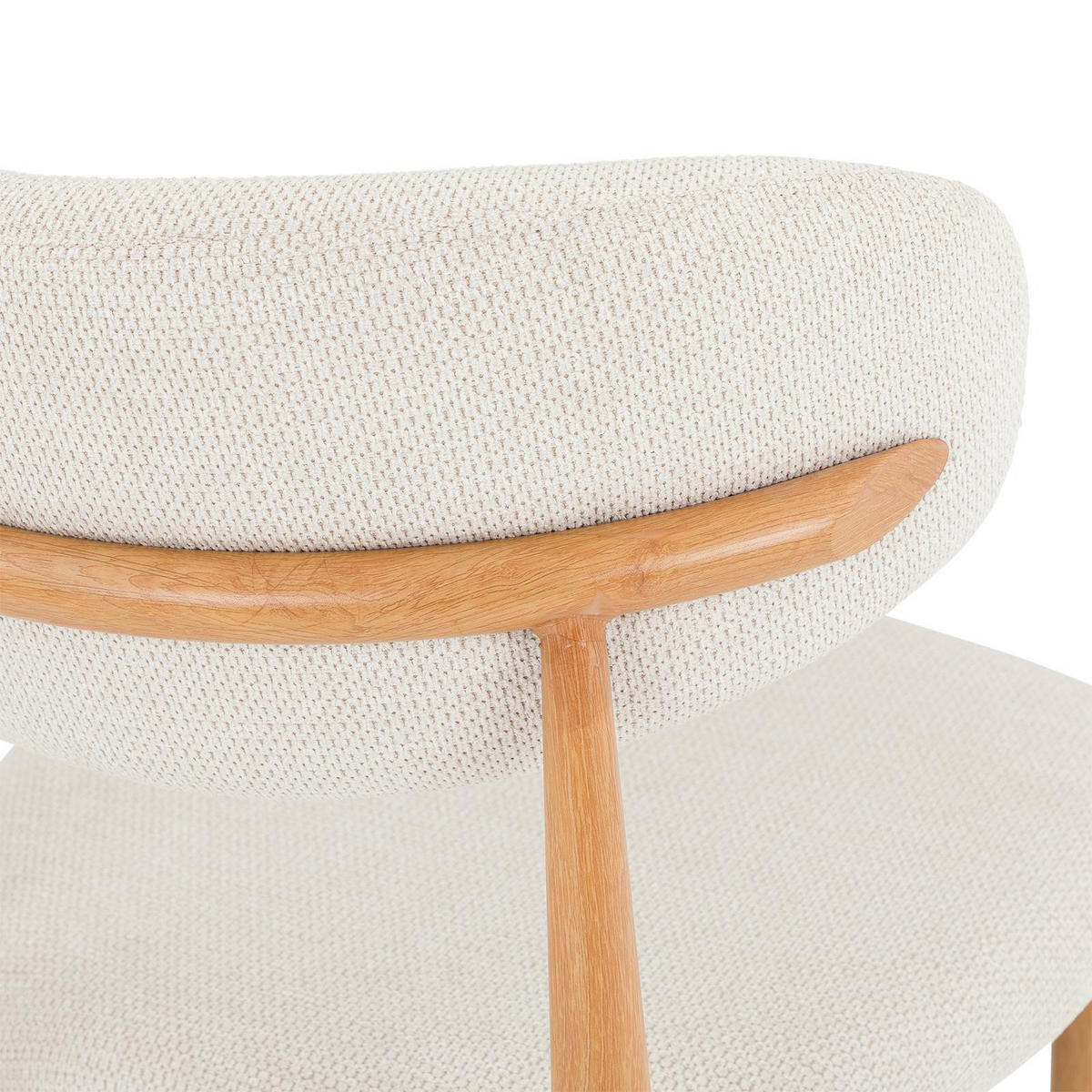 ESSZIMMERSTUHL ARIEL 2er-Set cremeweiß - Creme, Textil (49/79/48cm) - IDIMEX