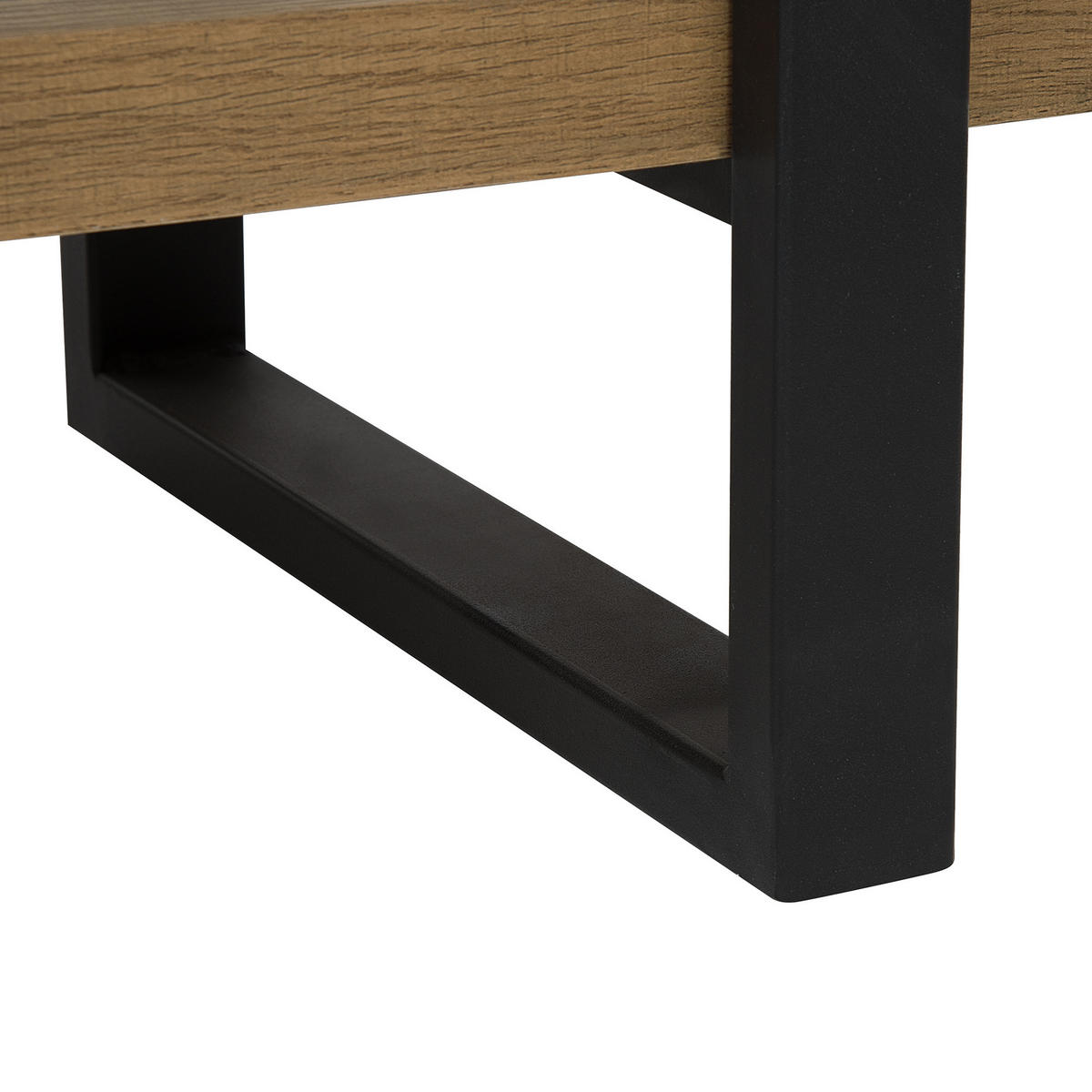REGAL 3 Fächer Timber - Dunkelbraun, Holzwerkstoff (111/111/35cm) - Beliani