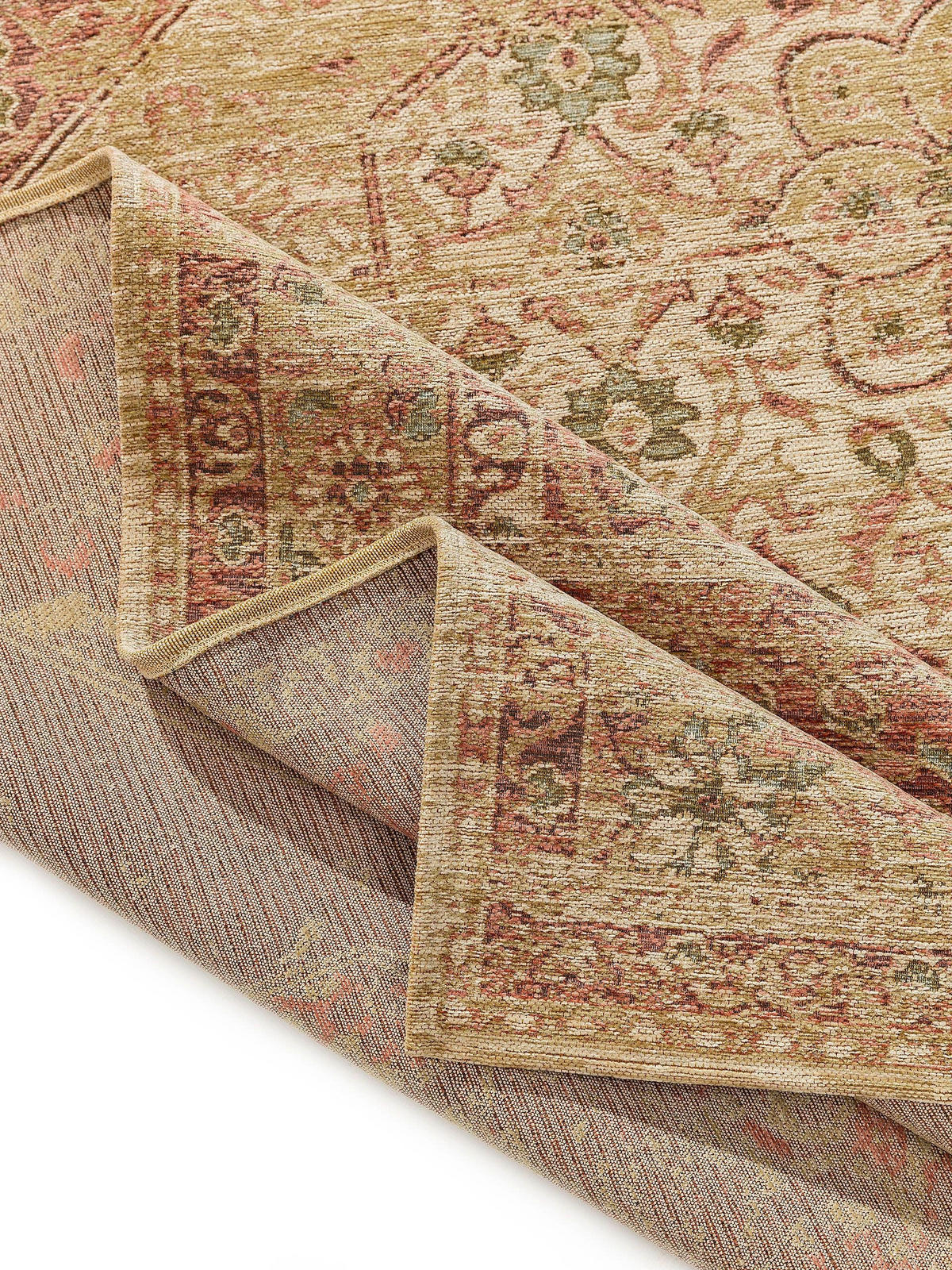 FLACHGEWEBETEPPICH Frencie Rosa 80x165 cm - Rosa, Textil (80/165cm) - benuta Nest