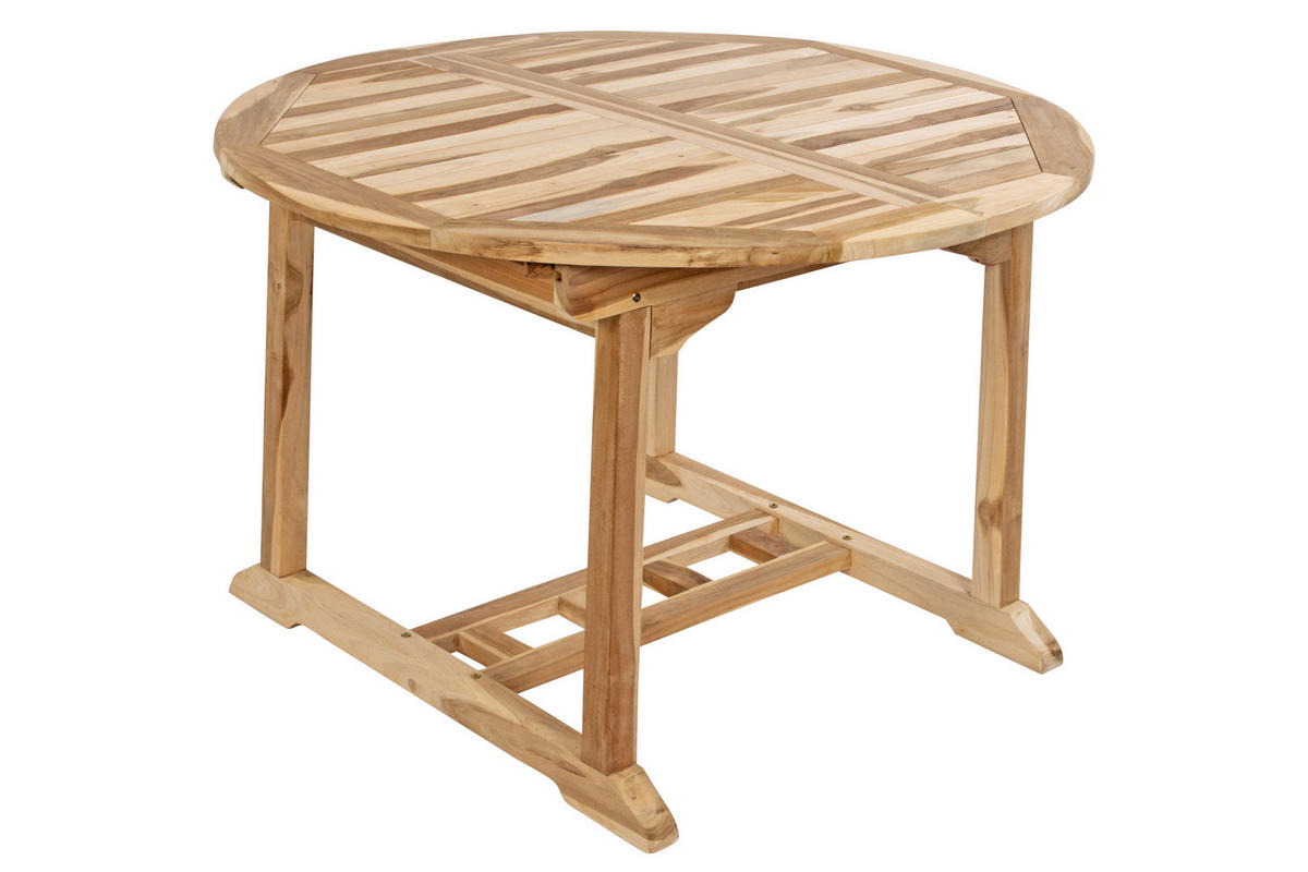 GARTENMÖBELSET 4TLG. BORNEO ARUBA - Beige, Holz - SAM