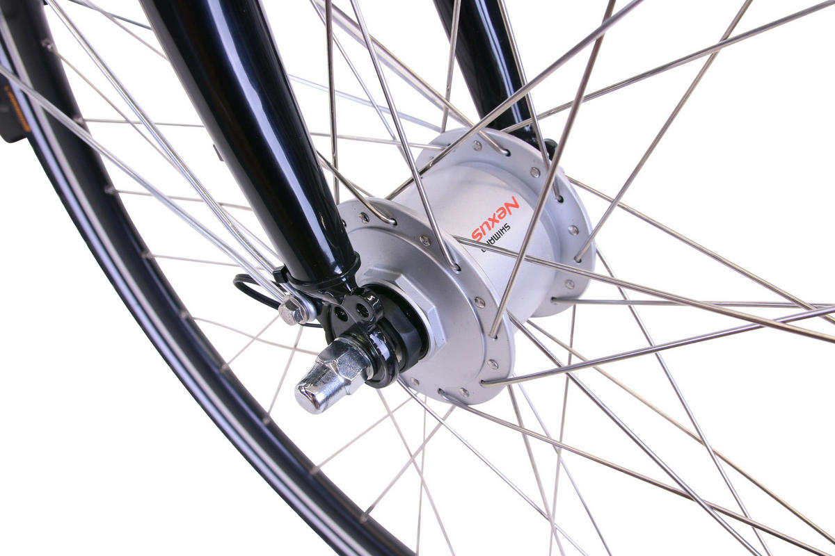 CITYBIKE City Wave Deluxe Plus Grey 7 Gang 26 Zoll 44cm & 28 Zoll 46cm - Grau, Metall (44cm) - Hawk Bikes