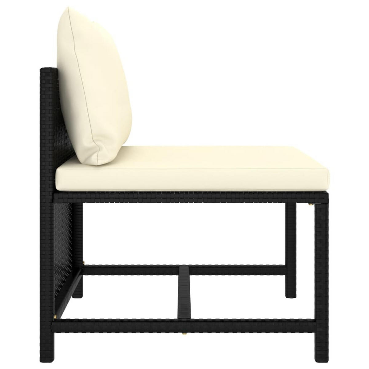 GARTENSET Reis 9-teilig - Schwarz, Metall - Nettlife
