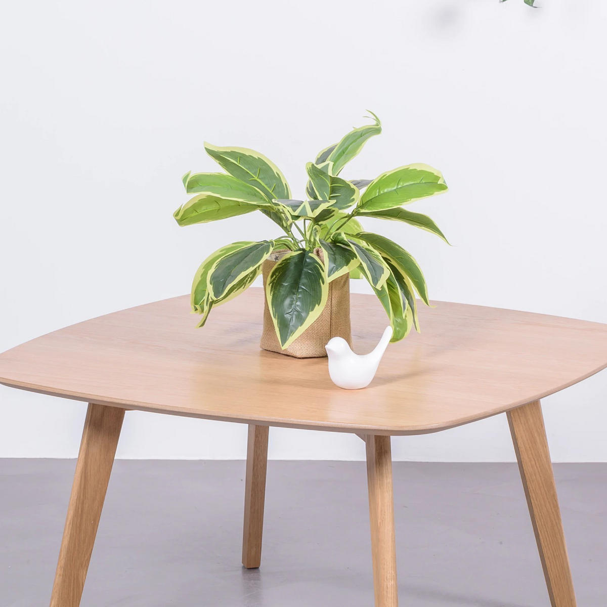BEISTELLTISCH Quadratisch Eichefarben 80/80/42 cm - Eichefarben, Holz (80/80/42cm) - Nest Dream