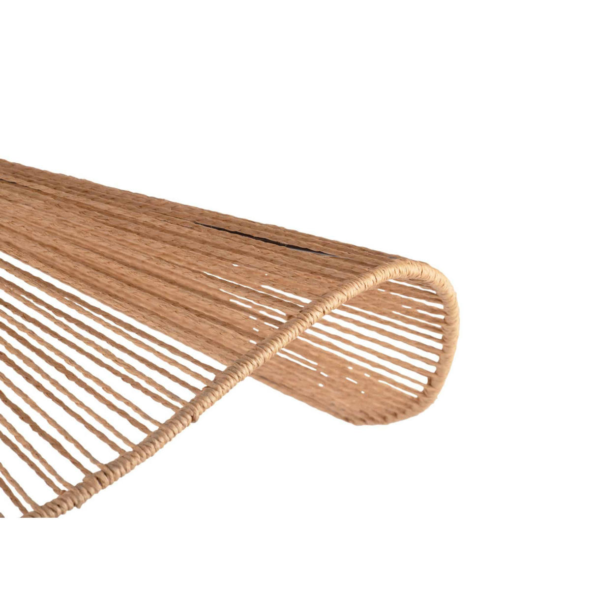 HANGELAMPE Sombra 80/80/19 cm - Naturfarben, Naturmaterialien (80/80/19cm) - Leitmotiv