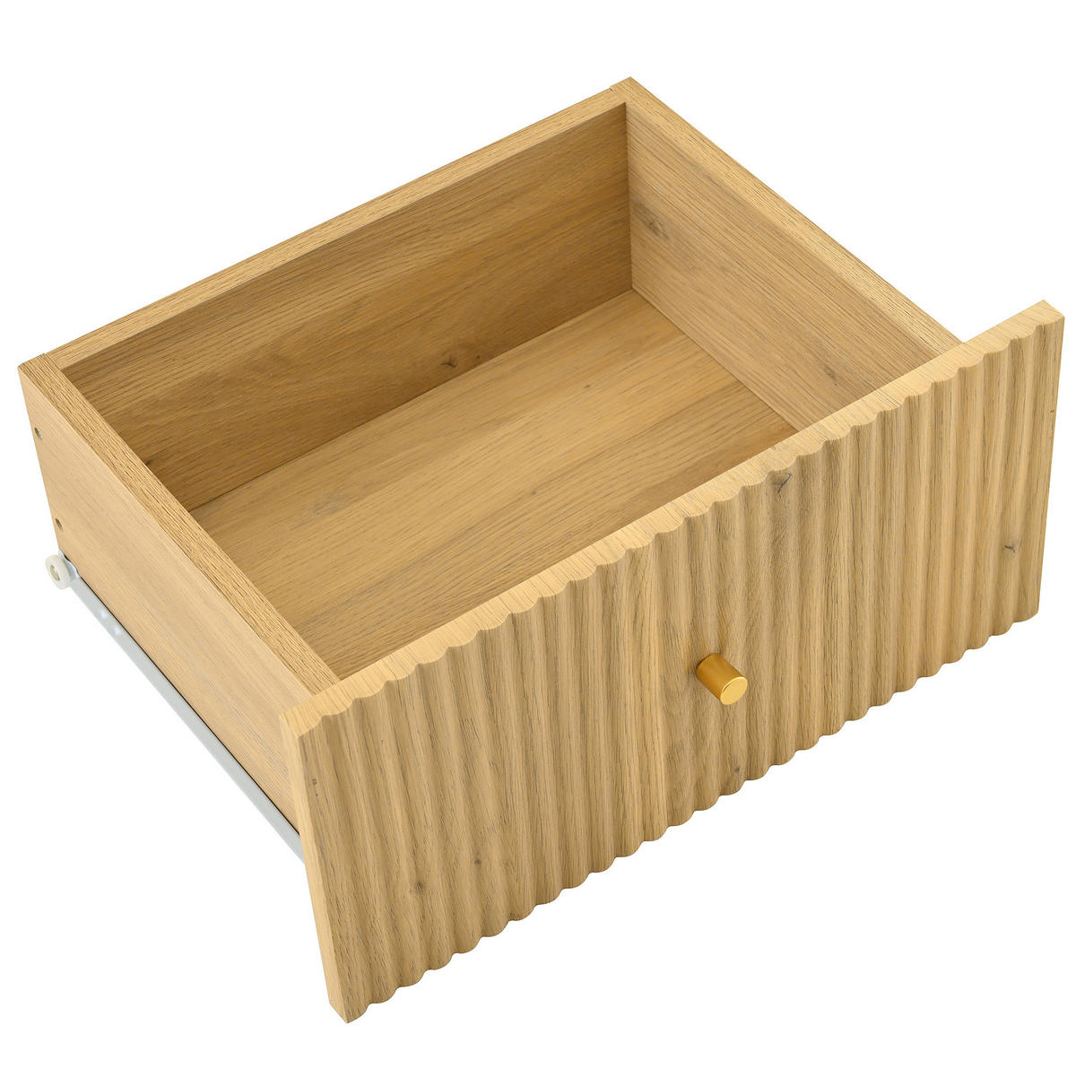 KOMMODE aus MDF 140x40x80cm in Natur mit Schubladen - Naturfarben, Holzwerkstoff (140/80/40cm) - Modfu