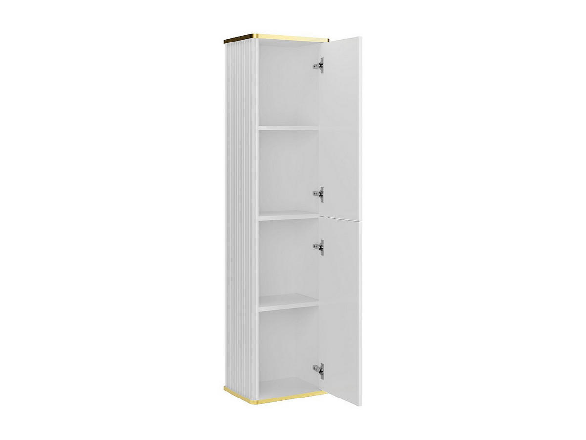 BADSCHRANK - 35 cm x 25 cm - Holz, Platte - Weiß - KELIZA - Weiß, Holz (35/140/25cm) - Vente-Unique