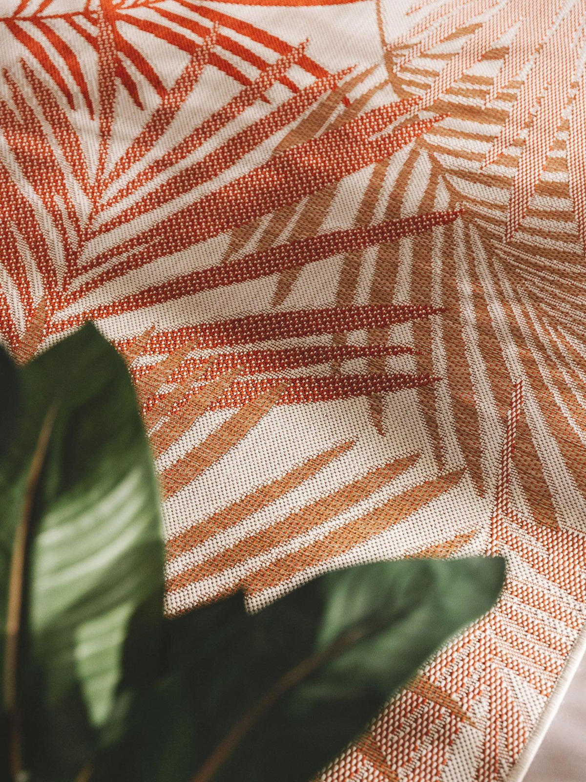 TEPPICH In- & O - Orange, Kunststoff (200/1cm) - KUNSTLOFT