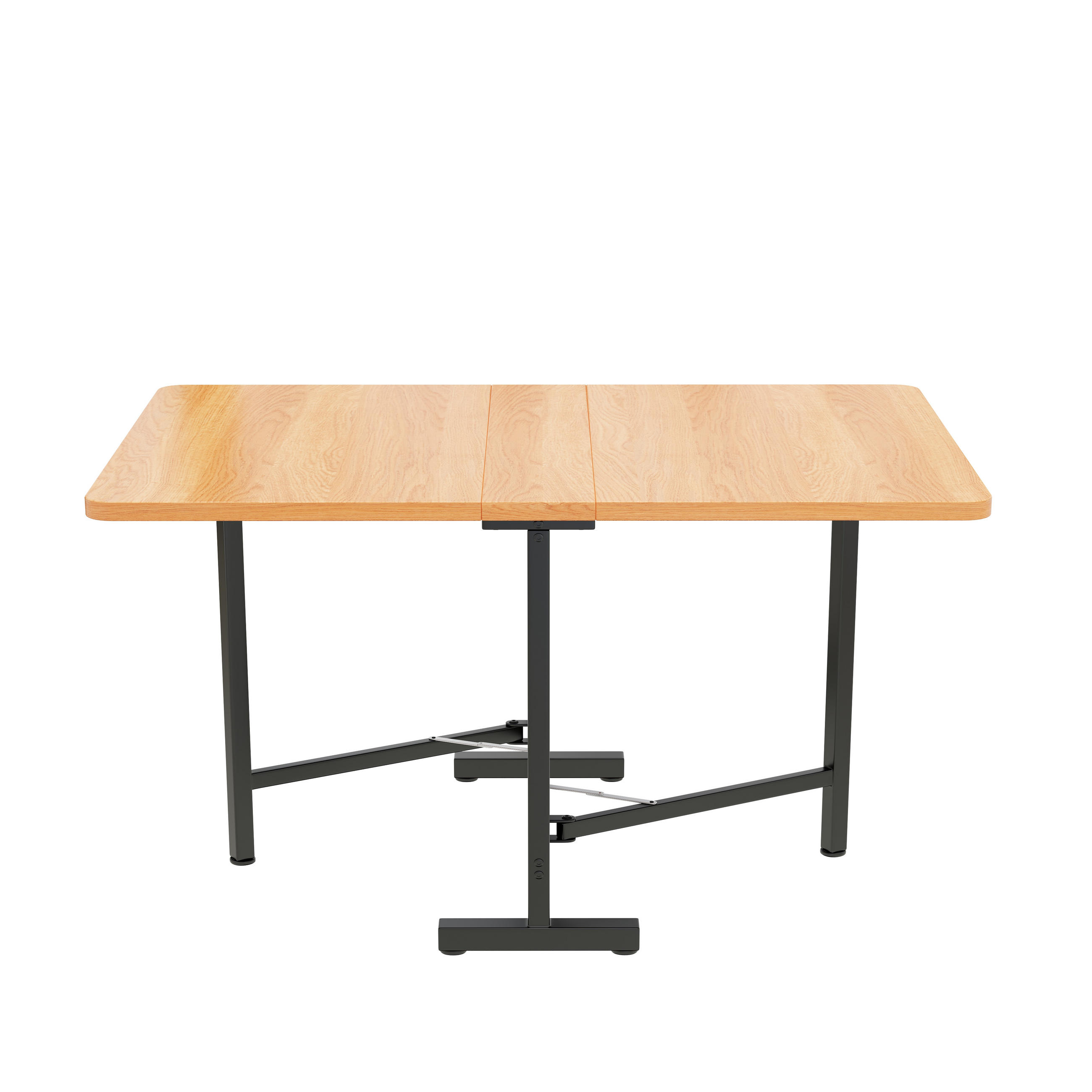 AUSZIEHTISCH Naturfarben 120/80/75 cm - Eichefarben, Holz (80/120/75cm) - PANGIVO