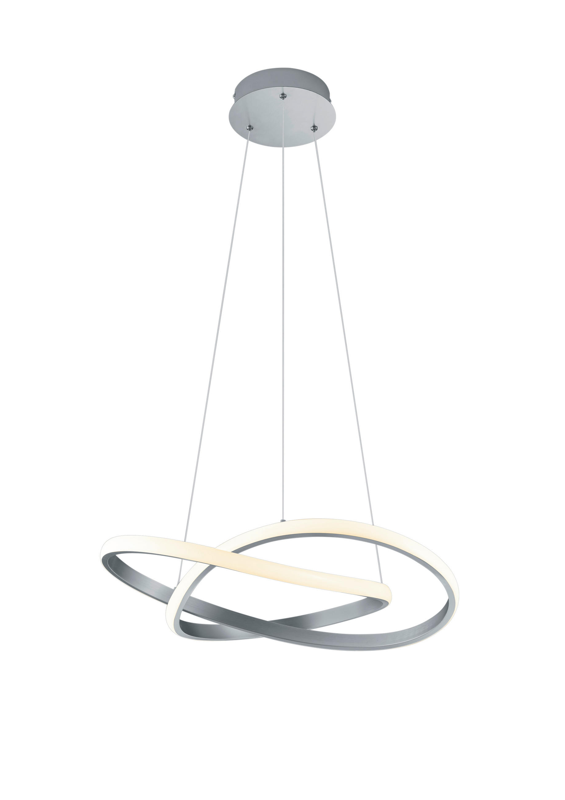 HÄNGELAMPE COURSE - Grau - 60/60/150 cm - Grau, Metall (60/60/150cm) - Trio Leuchten