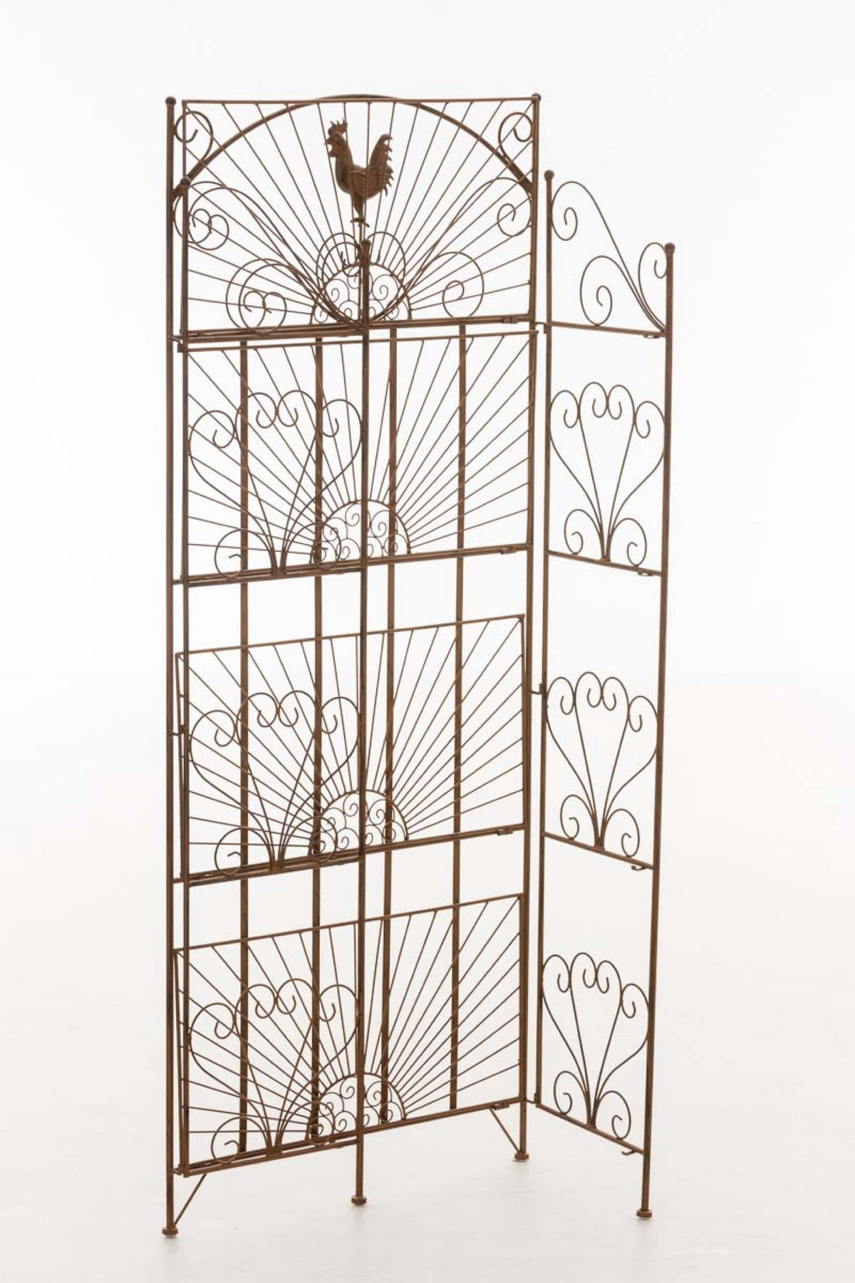 STANDREGAL Mya antik braun - Braun, Metall (61.5/153/33cm) - TPFGarden