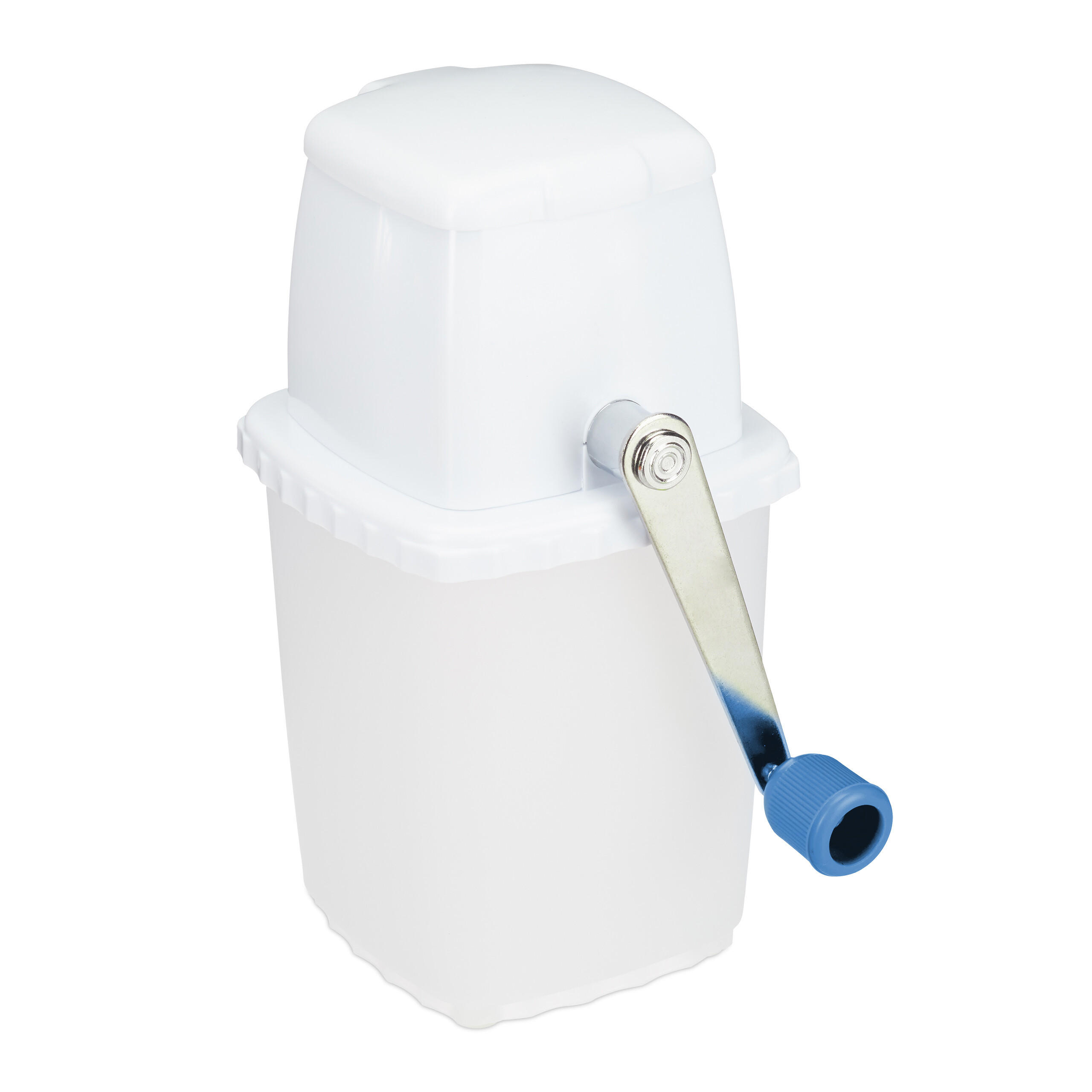 DRVIČ ľadu - biela, kov/plast (12.5/24/16cm) - Relaxdays