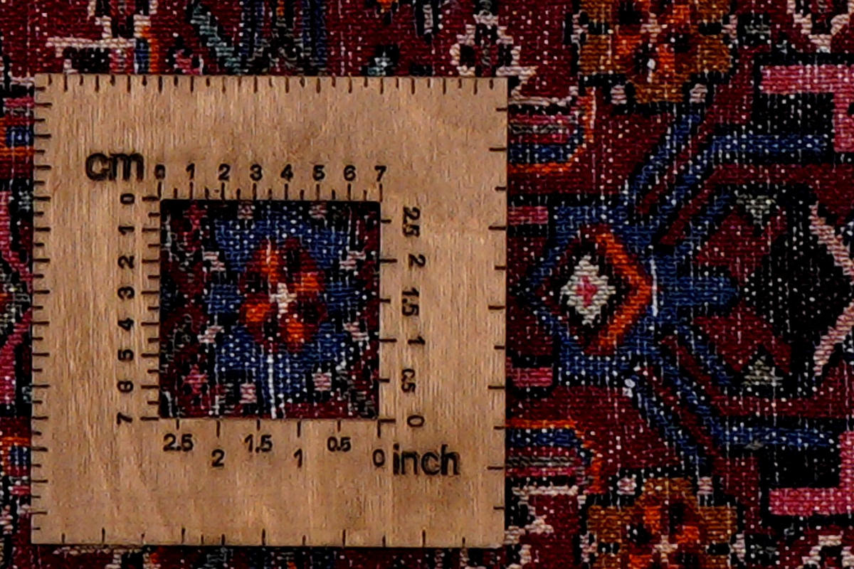 ORIENTTEPPICH handgeknüpft Assadabad Rot 248/137 cm Schurwolle - Rot, Textil (137/248cm) - Looma