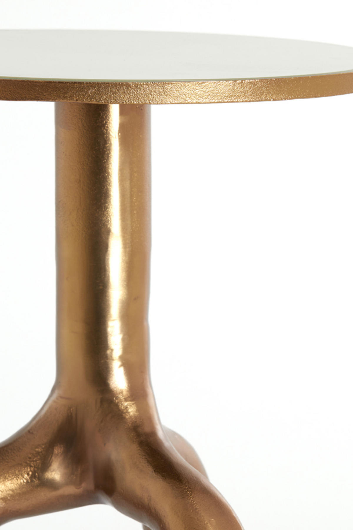 BEISTELLTISCH Mello Braun Ø40,5/53 cm - Braun, Metall (40.5/40.5/53cm) - Light & Living