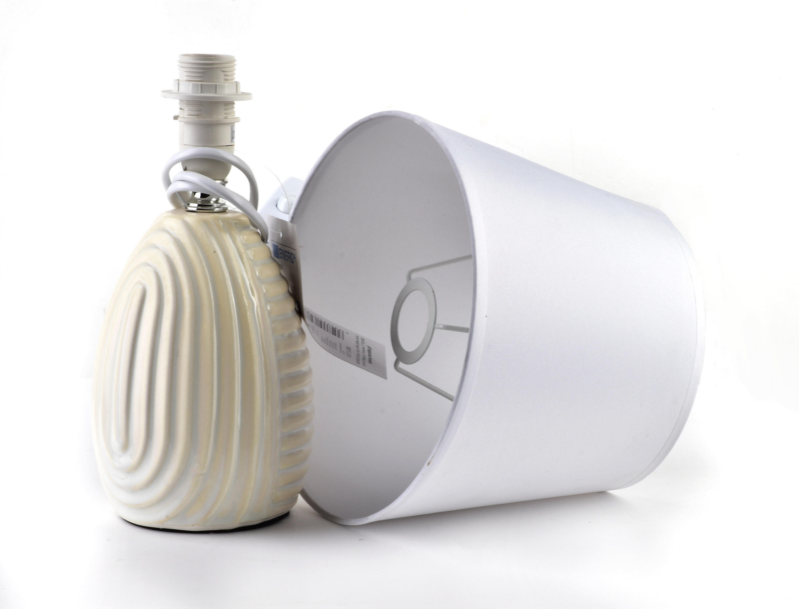 TISCHLAMPE Leti Beige 11/10/22 cm Keramik - Beige, Keramik (11/10/22cm) - Mondex