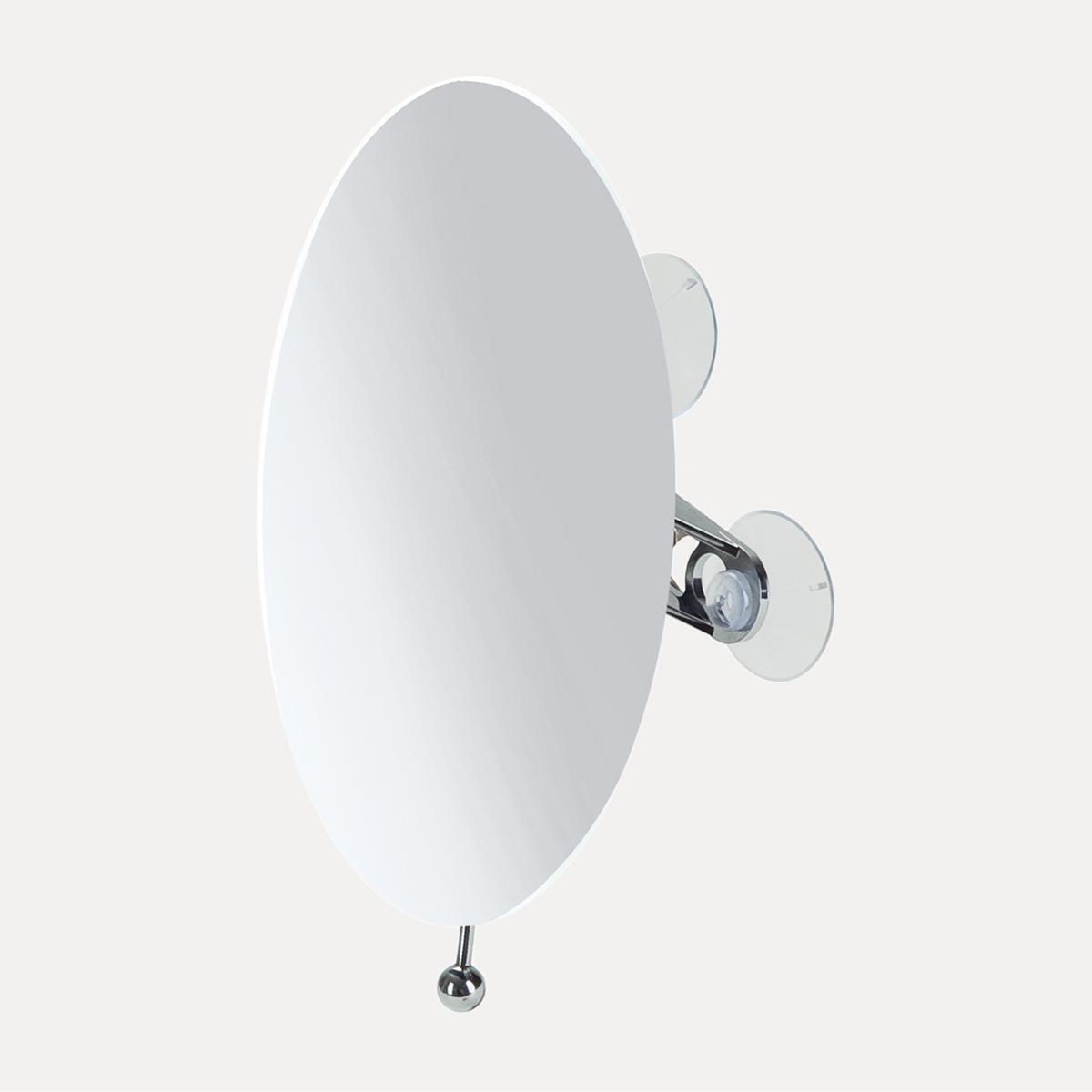 WAND-KOSMETIKSPIEGEL OVAL MIRRORS - Chromfarben, Metall (15/20/15cm) - MÖVE