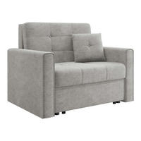 SCHLAFSOFA Viva Lux I - Hellgrau, Holz/Textil (103/85/98cm) - MIRJAN24