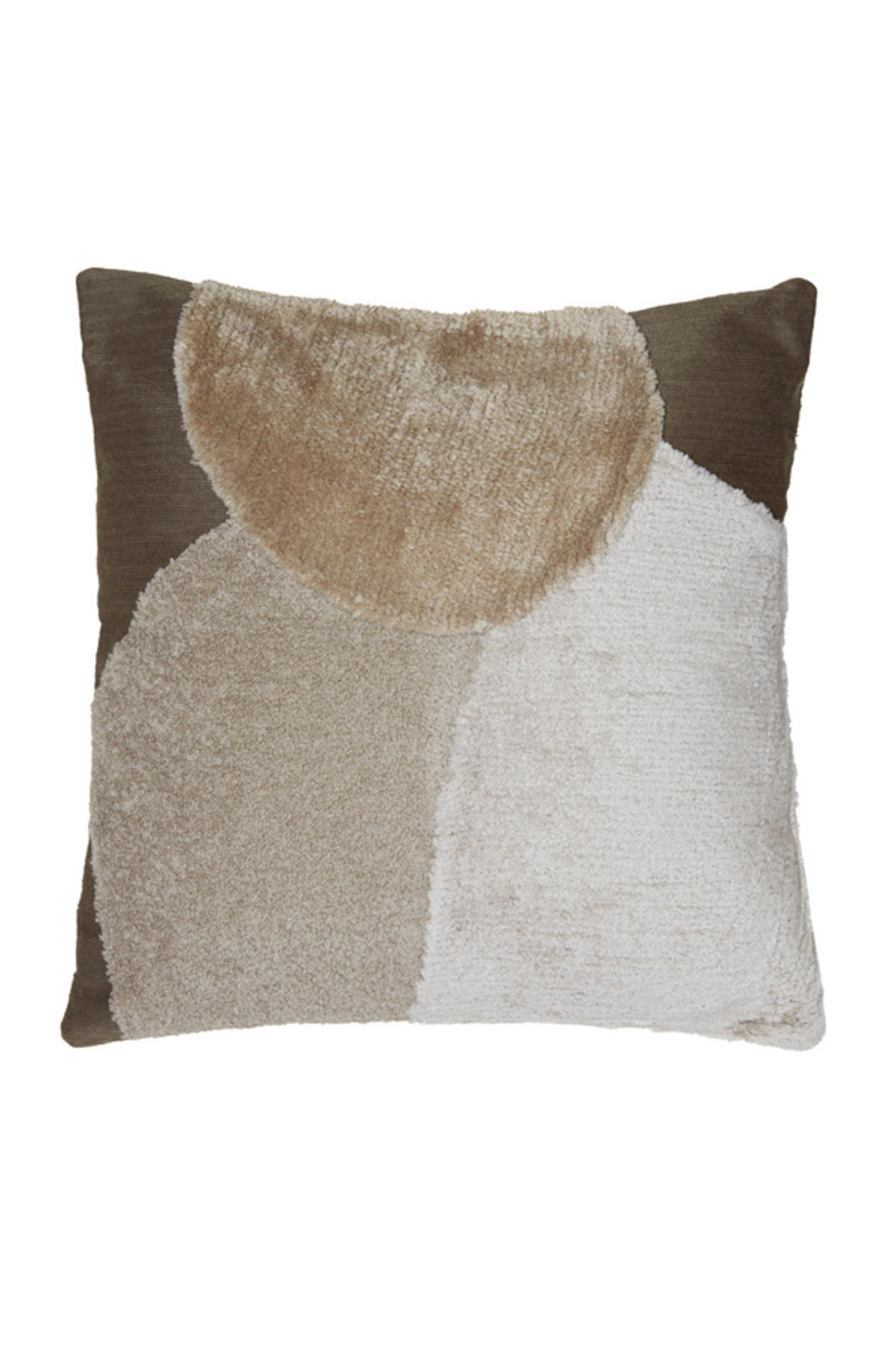 DEKOKISSEN Canazei Grau 45/45/10 cm - Grau, Textil (45/45cm) - Light & Living