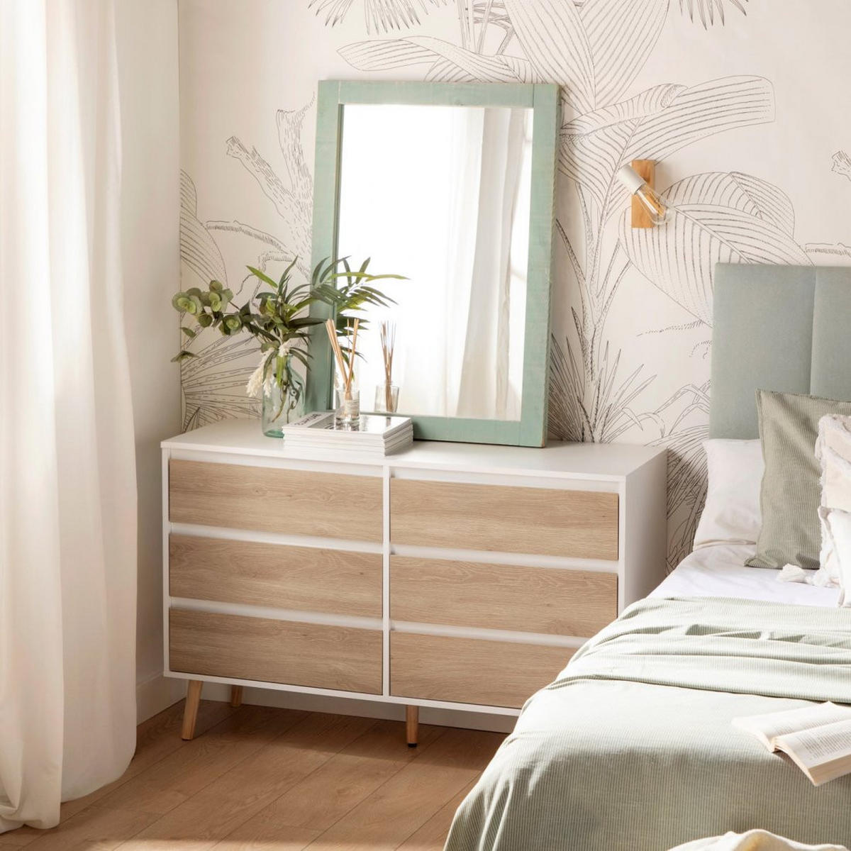 SCHUBLADENKOMMODE DOPPELTE Kemi Zweifarbig 120 cm x 76 cm - Multicolor, Holzwerkstoff (120/76/40cm)