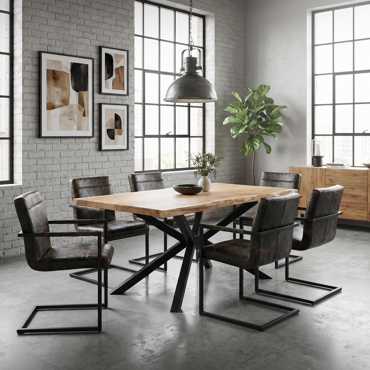 NÁNOŽKY K STOLU kovové černé 120 x 78 x 72 cm ve tvaru X, čtyřnohé, z oceli - černá, kov (78/71.5/120cm) - ML-DESIGN