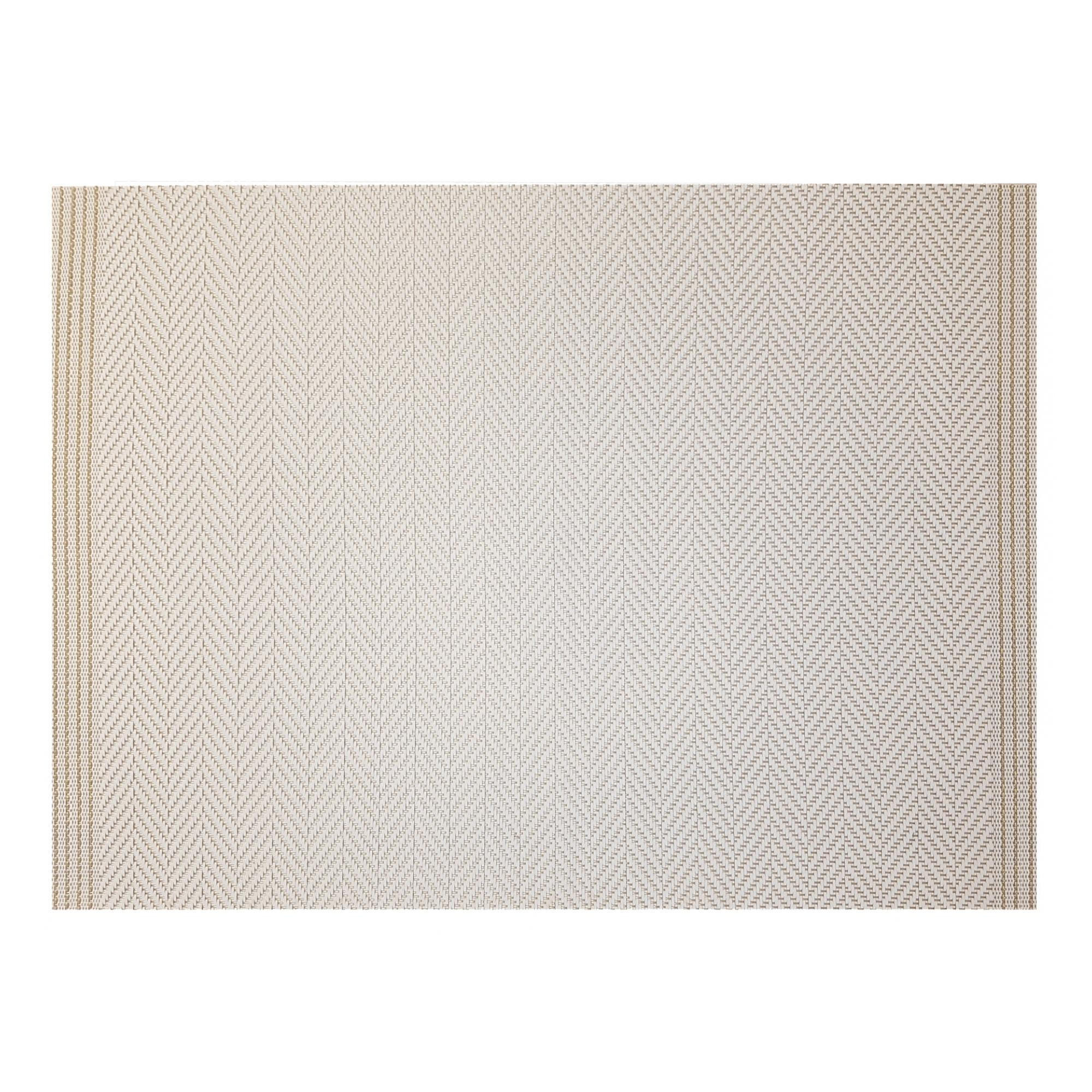 TISCHSET Archi elfenbeinfarbe/gold 33 x 45 cm - Weiß, Textil (33/45cm) - Winkler