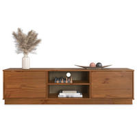 LOWBOARD MAITE Kastanie - Kastanienfarben, Holz (170/45/38cm) - IDIMEX