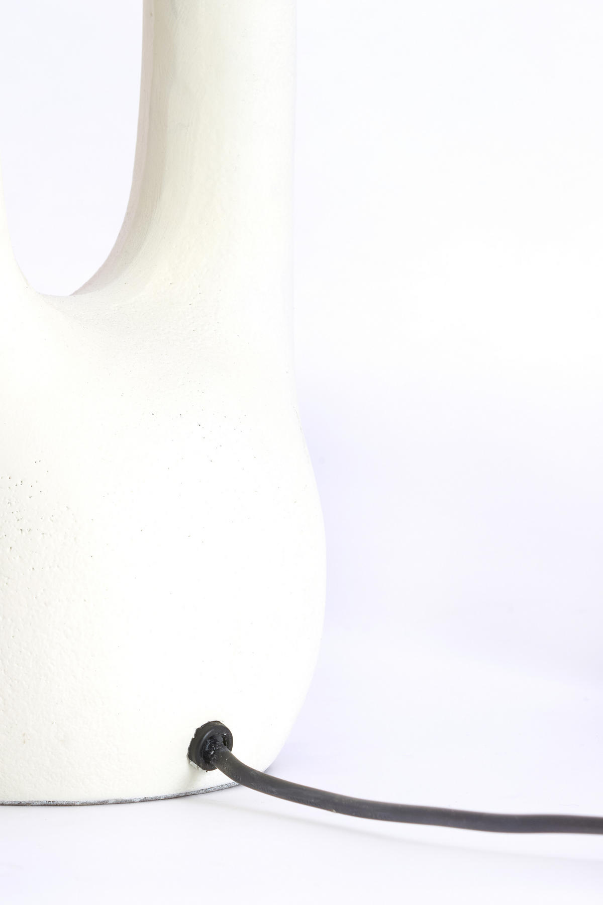 LAMPENSOCKEL Elric Weiß 15/11.5/50 cm - Weiß, Metall (15/11.5/50cm) - Light & Living