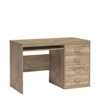 SCHREIBTISCH YASUO 120x60x78 cm Bürotisch Computertisch, Eichefarben - Eichefarben, Holzwerkstoff (60/120/78cm) - MASSENO