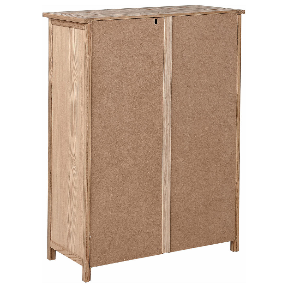 KOMMODE mit 5 Schubladen Sassafrasholz Braun Salton - Braun, Holz (85/111/39cm) - Beliani