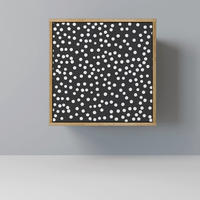 SIDEBOARD BLINDING LIGHTS, Eichefarben, 57,5x42x57,5 cm, Ohne Füße - Eichefarben/Multicolor, Holzwerkstoff (57.5/57.5/42cm) - SpaceRebels