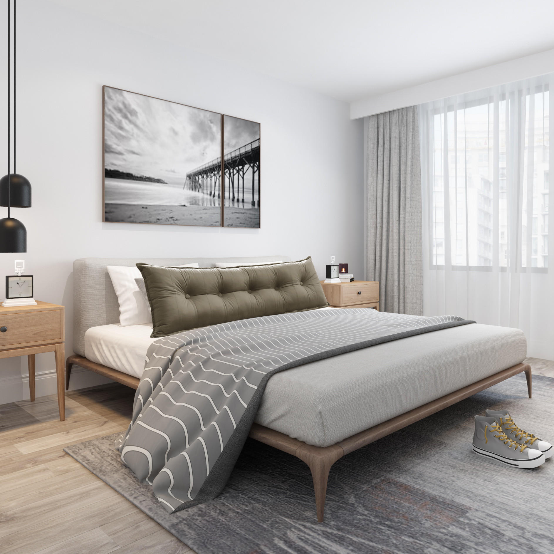 RÜCKENKISSEN Samtlook Ekru 180 cm - Ecru, Textil (45/180cm) - Vercart
