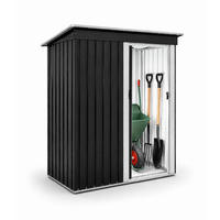 GARTENHAUS Eden Metall 2m3 Anthrazit Gerätehaus - Anthrazit, Metall (164/181/89cm) - PROREGAL