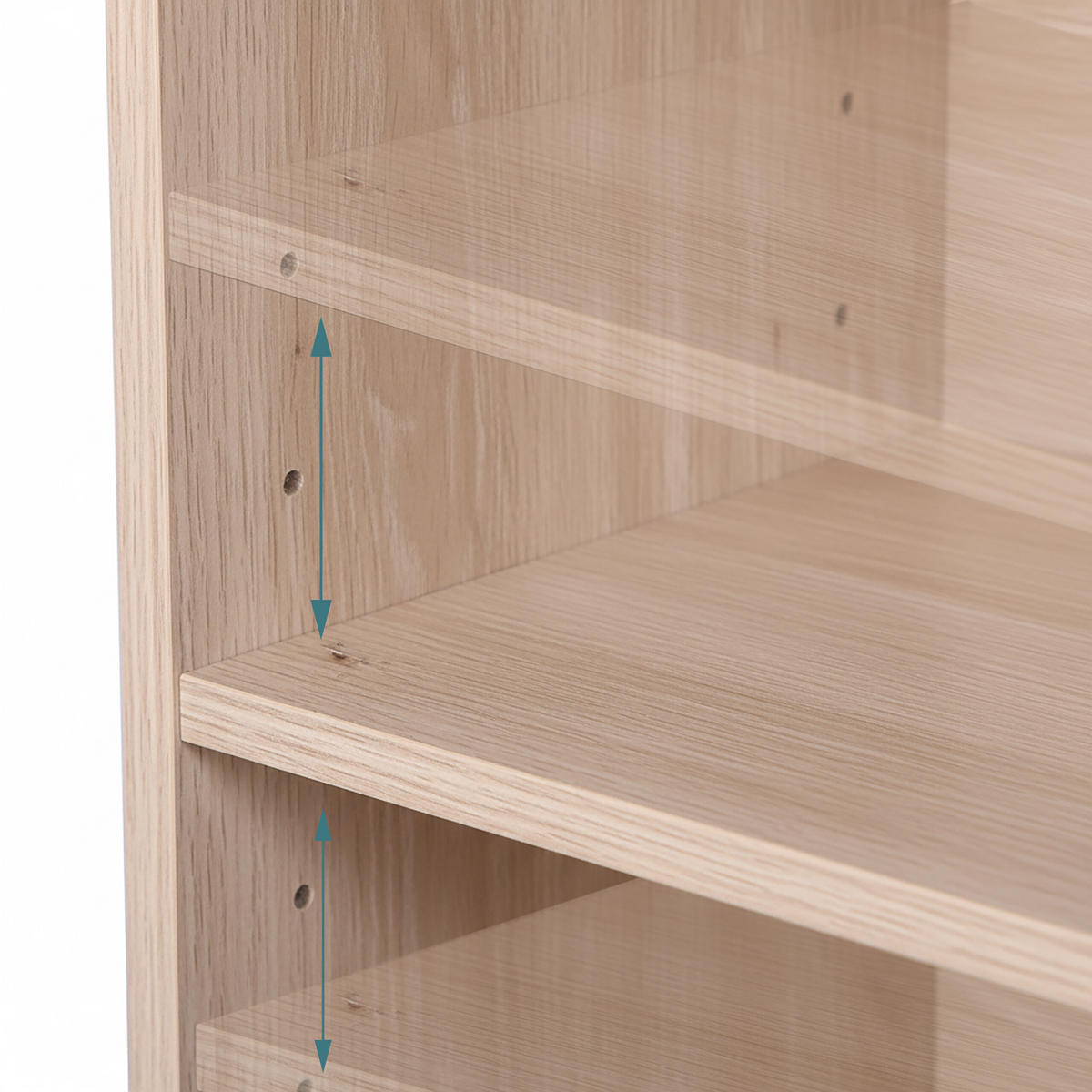 BÜCHERREGAL - Hellbraun, Holzwerkstoff (60/82/24cm) - Relaxdays