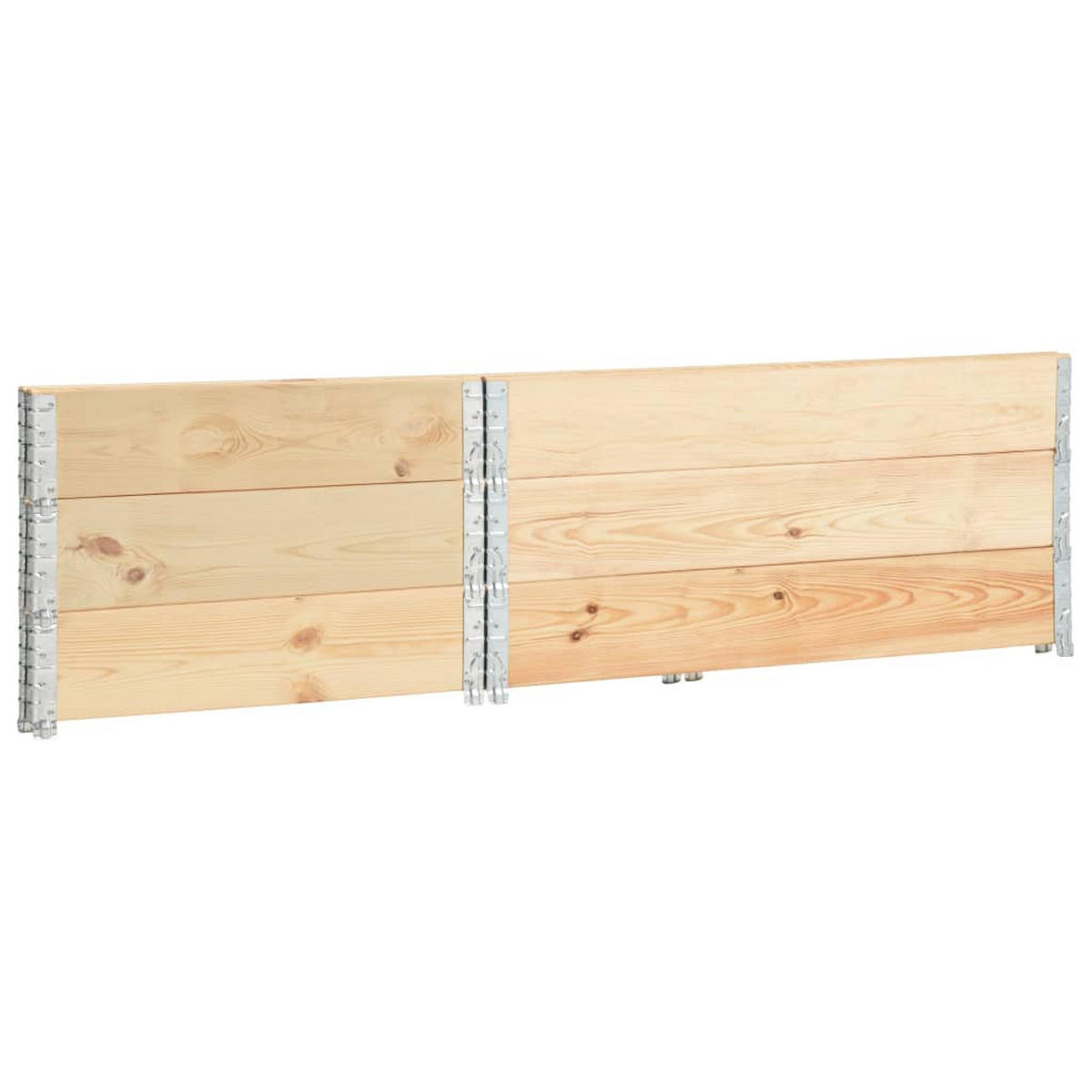 HOCHBEETE 3 Stk. 100x150 cm Kiefer Massivholz - Braun, Holz (100/19/150cm) - furnicato