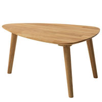 COUCHTISCH - Massivholz - Eichefarben/Braun, Eichenholz/Holz (50/70/36cm) - home24